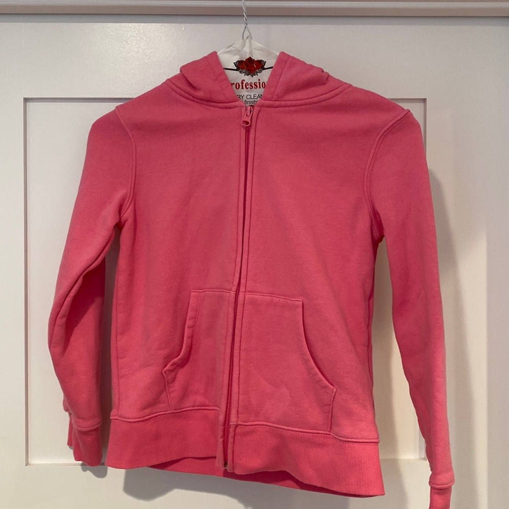 Amazon Essentials Girls Pink Hoodie Size 8